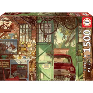 Educa (18005) - Arly Jones: "Old Garage" - 1500 pièces
