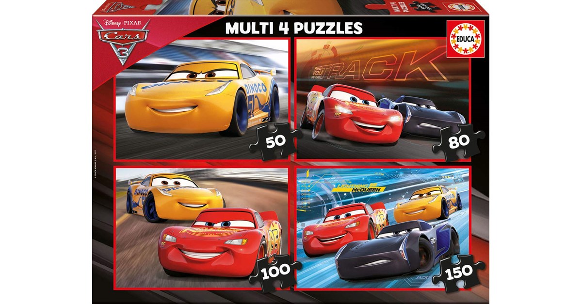 Puzzle Cars 3 Disney de 50 pièces - Puzzle enfant pas cher