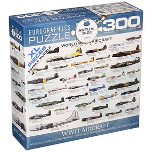 Eurographics (8300-0075) - "Avions de la 2ème guerre mondiale" - 300 pièces