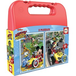 Educa (17639) - "Mickey and the Roadster Racers Case" - 20 pièces