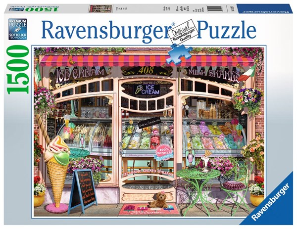Ravensburger (16221) - "Ice Cream Shop" - 1500 pièces