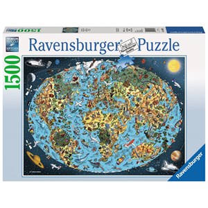 Ravensburger (16360) - "Terre Colorée" - 1500 pièces