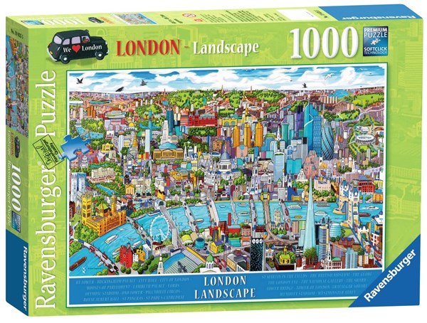 Ravensburger (19035) - "London, Landscape" - 1000 pièces