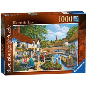Ravensburger (19695) - "Waterside Tavern" - 1000 pièces