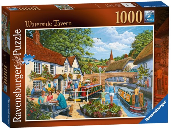 Ravensburger (19695) - "Waterside Tavern" - 1000 pièces