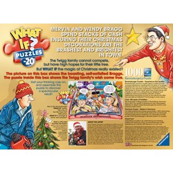 Ravensburger (15353) - "WHAT IF? No.20 Christmas Lights" - 1000 pièces