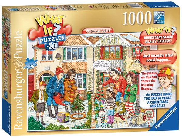 Ravensburger (15353) - "WHAT IF? No.20 Christmas Lights" - 1000 pièces