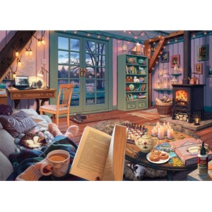 Ravensburger (15175) - "The Cosy Shed" - 1000 pièces
