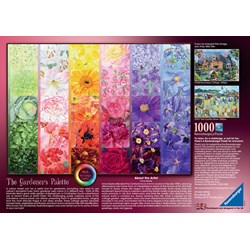 Ravensburger (19800) - Anne Searle: "The Gardener's Palette, Cottage Garden" - 1000 pièces