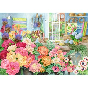 Ravensburger (15306) - "The Florist's Workbench" - 1000 pièces