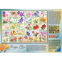 Ravensburger (19514) - "Vintage Flora" - 1000 pièces