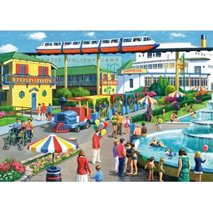 Ravensburger (19719) - Kevin Walsh: "Holiday Camp Memories" - 1000 pièces