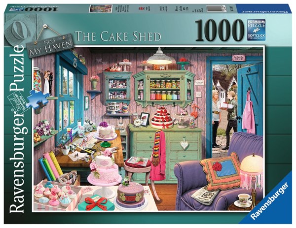 Ravensburger (15316) - "My Haven No.5, The Cake Shed" - 1000 pièces