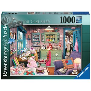 Ravensburger (15316) - "My Haven No.5, The Cake Shed" - 1000 pièces