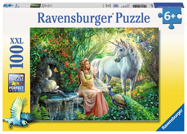 Ravensburger (10559) - "Princess and Unicorn" - 100 pièces