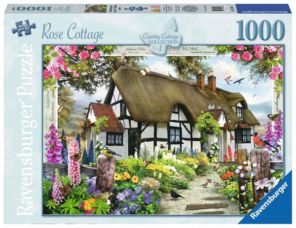 Ravensburger (15585) - "Rose Cottage" - 1000 pièces