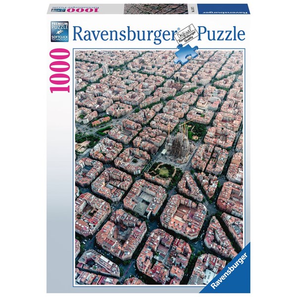 Ravensburger (15187) - "Barcelone vue d'en Haut" - 1000 pièces
