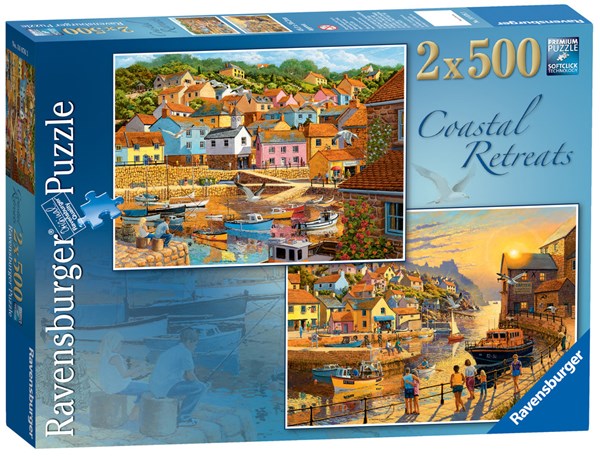 Ravensburger (14076) - "Coastal Retreats" - 500 pièces
