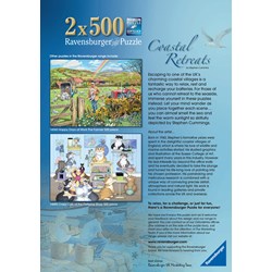 Ravensburger (14076) - "Coastal Retreats" - 500 pièces