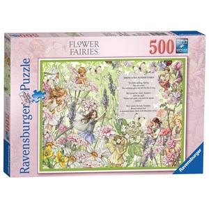 Ravensburger (14762) - "Flower Fairies" - 500 pièces