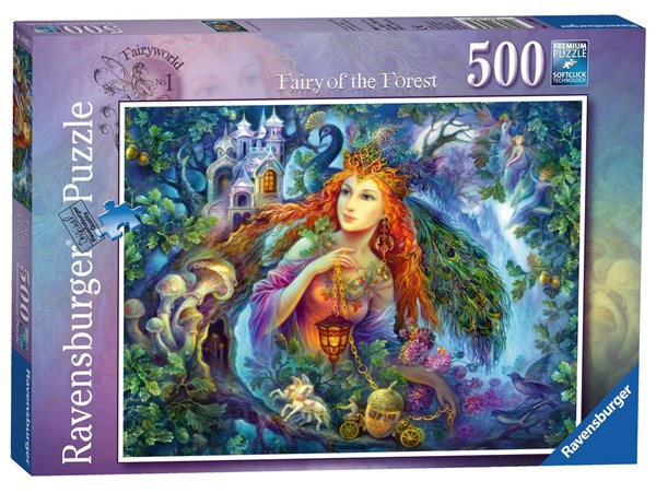 Ravensburger (14693) - "Fairy World No.1, Fairy of the Forest" - 500 pièces