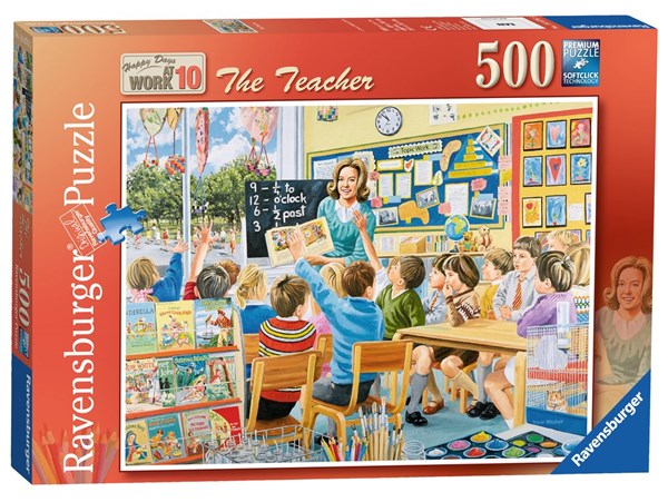 Ravensburger (14676) - "Happy Days at Work, The Teacher" - 500 pièces