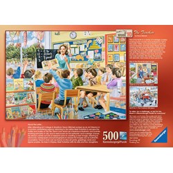 Ravensburger (14676) - "Happy Days at Work, The Teacher" - 500 pièces