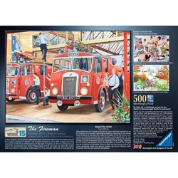 Ravensburger (14782) - Trevor Mitchell: "The Fireman" - 500 pièces