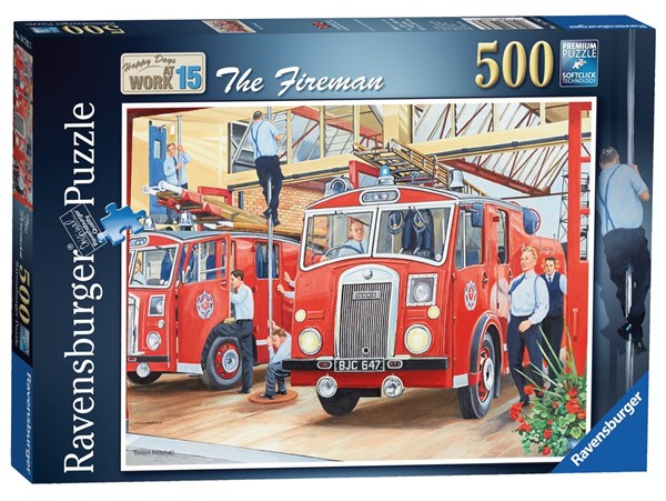 Ravensburger (14782) - Trevor Mitchell: "The Fireman" - 500 pièces