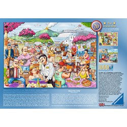 Ravensburger (19820) - Geoffrey Tristram: "The Cruise Ship" - 1000 pièces