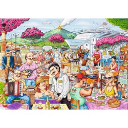 Ravensburger (19820) - Geoffrey Tristram: "The Cruise Ship" - 1000 pièces