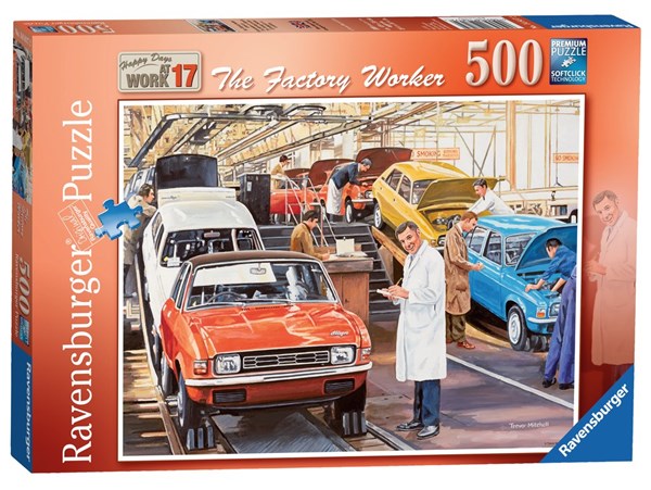 Ravensburger (14817) - Trevor Mitchell: "The Factory Worker" - 500 pièces
