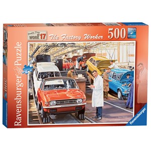 Ravensburger (14817) - Trevor Mitchell: "The Factory Worker" - 500 pièces
