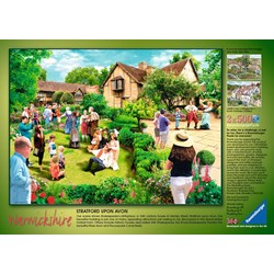 Ravensburger (14064) - "Picturesque Warwickshire" - 500 pièces