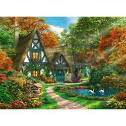 Ravensburger (14792) - "Cottage en Automne" - 500 pièces
