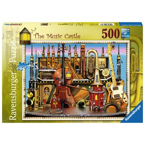 Ravensburger (14779) - Colin Thompson: "The Music Castle" - 500 pièces