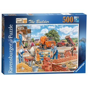 Ravensburger (14736) - Trevor Mitchell: "The Builder" - 500 pièces