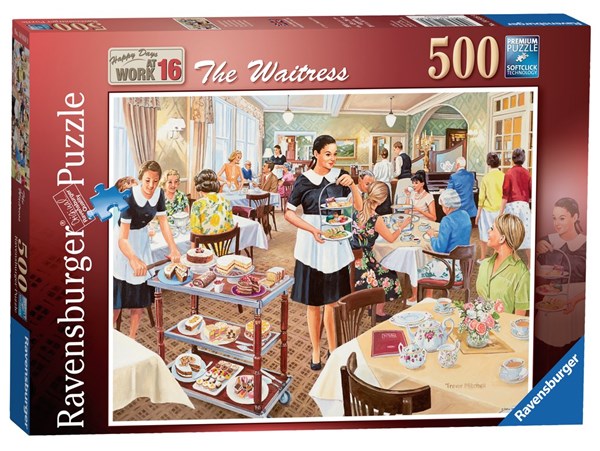 Ravensburger (14818) - Trevor Mitchell: "The Waitress" - 500 pièces