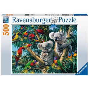 Ravensburger (14826) - "Koalas dans l'Arbre" - 500 pièces
