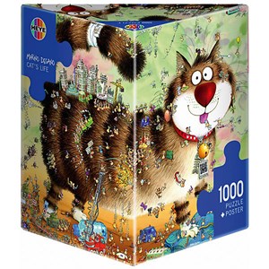 Heye (29569) - Marino Degano: "La vie de chat" - 1000 pièces