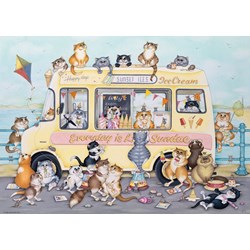 Ravensburger (19700) - Linda Jane Smith: "Sunset Ices" - 1000 pièces