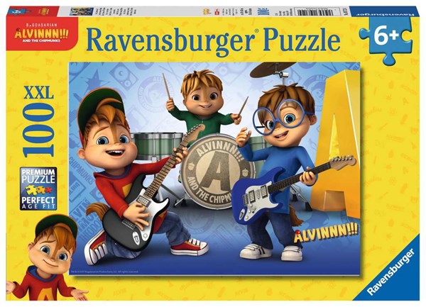 Ravensburger (10712) - "Alvin & the Chipmunks" - 100 pièces