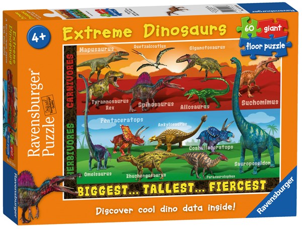 Ravensburger (05516) - "Extreme Dinosaurs" - 60 pièces