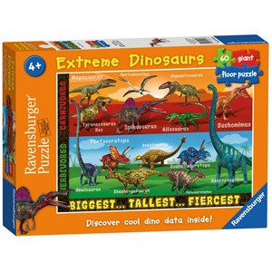 Ravensburger (05516) - "Extreme Dinosaurs" - 60 pièces