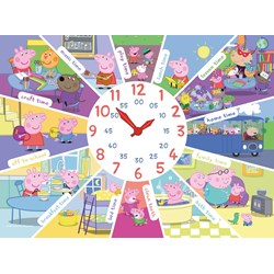 Ravensburger (09510) - "Peppa Pig Clock Puzzle" - 60 pièces