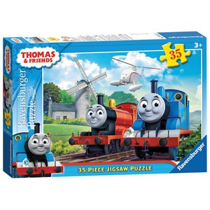 Ravensburger (08711) - "Thomas & Friends At the Windmill" - 35 pièces