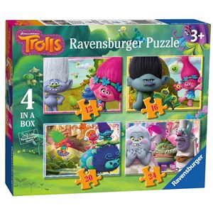 Ravensburger (06972) - "Trolls" - 12 16 20 24 pièces