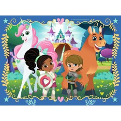Ravensburger (06982) - "Nella the Princess Knight" - 12 16 20 24 pièces