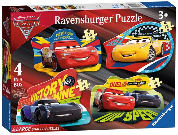Ravensburger (06891) - "Cars 3" - 10 12 14 16 pièces