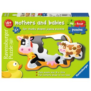 Ravensburger (06903) - "Mother and Babies" - 2 pièces